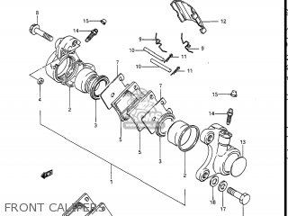 FRONT CALIPERS - GV1400GT CAVALCADE 1988 (J) USA (E03)