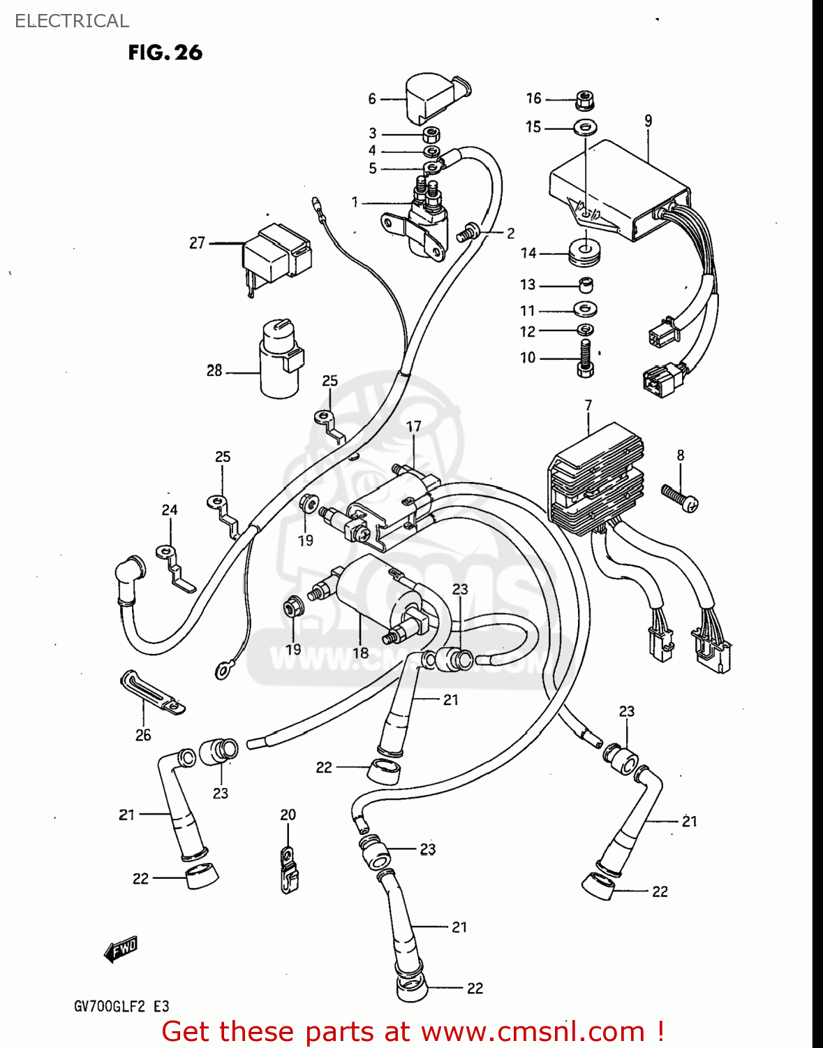 ELECTRICAL GV700GLF MADURA 1985 (F) USA (E03)