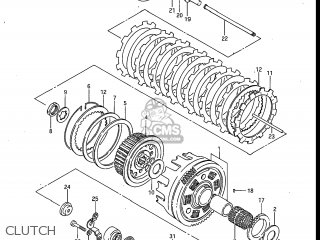 CLUTCH - GV700GLF MADURA 1985 (F) USA (E03)