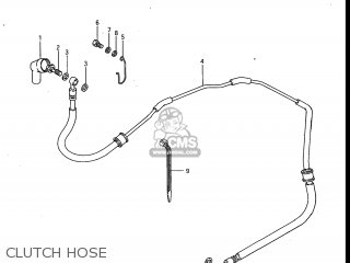 CLUTCH HOSE - GV700GLF MADURA 1985 (F) USA (E03)