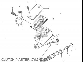 CLUTCH MASTER CYLINDER - GV700GLF MADURA 1985 (F) USA (E03)