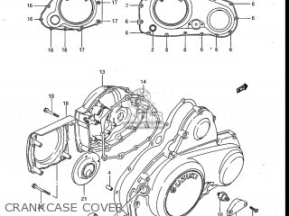 CRANKCASE COVER - GV700GLF MADURA 1985 (F) USA (E03)
