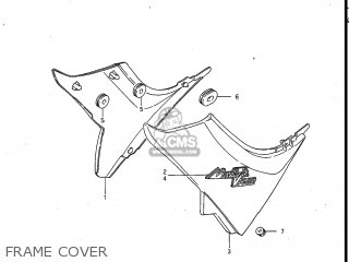 FRAME COVER - GV700GLF MADURA 1985 (F) USA (E03)