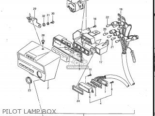 PILOT LAMP BOX - GV700GLF MADURA 1985 (F) USA (E03)