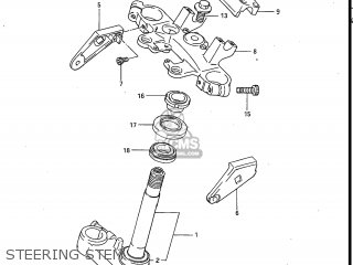 STEERING STEM - GV700GLF MADURA 1985 (F) USA (E03)