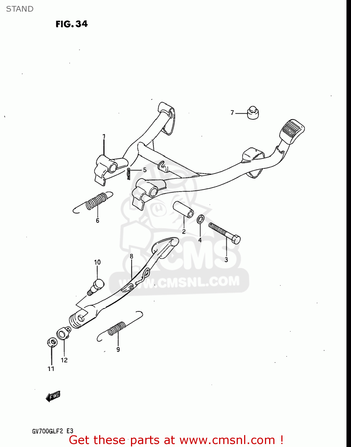 STAND GV700GLF2 MADURA 1985 (F) USA (E03)