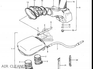 AIR CLEANER - GV700GLF2 MADURA 1985 (F) USA (E03)