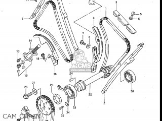 CAM CHAIN - GV700GLF2 MADURA 1985 (F) USA (E03)
