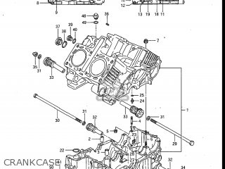 CRANKCASE - GV700GLF2 MADURA 1985 (F) USA (E03)