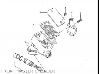FRONT MASTER CYLINDER - GV700GLF2 MADURA 1985 (F) USA (E03)