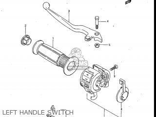 LEFT HANDLE SWITCH - GV700GLF2 MADURA 1985 (F) USA (E03)
