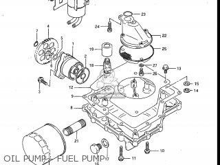 OIL PUMP - FUEL PUMP - GV700GLF2 MADURA 1985 (F) USA (E03)