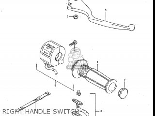 RIGHT HANDLE SWITCH - GV700GLF2 MADURA 1985 (F) USA (E03)