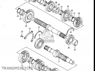 TRANSMISSION - GV700GLF2 MADURA 1985 (F) USA (E03)
