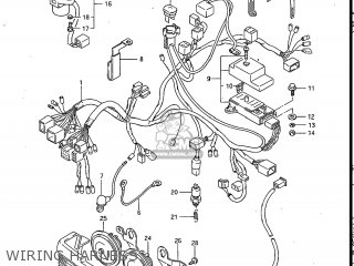 WIRING HARNESS - GV700GLF2 MADURA 1985 (F) USA (E03)