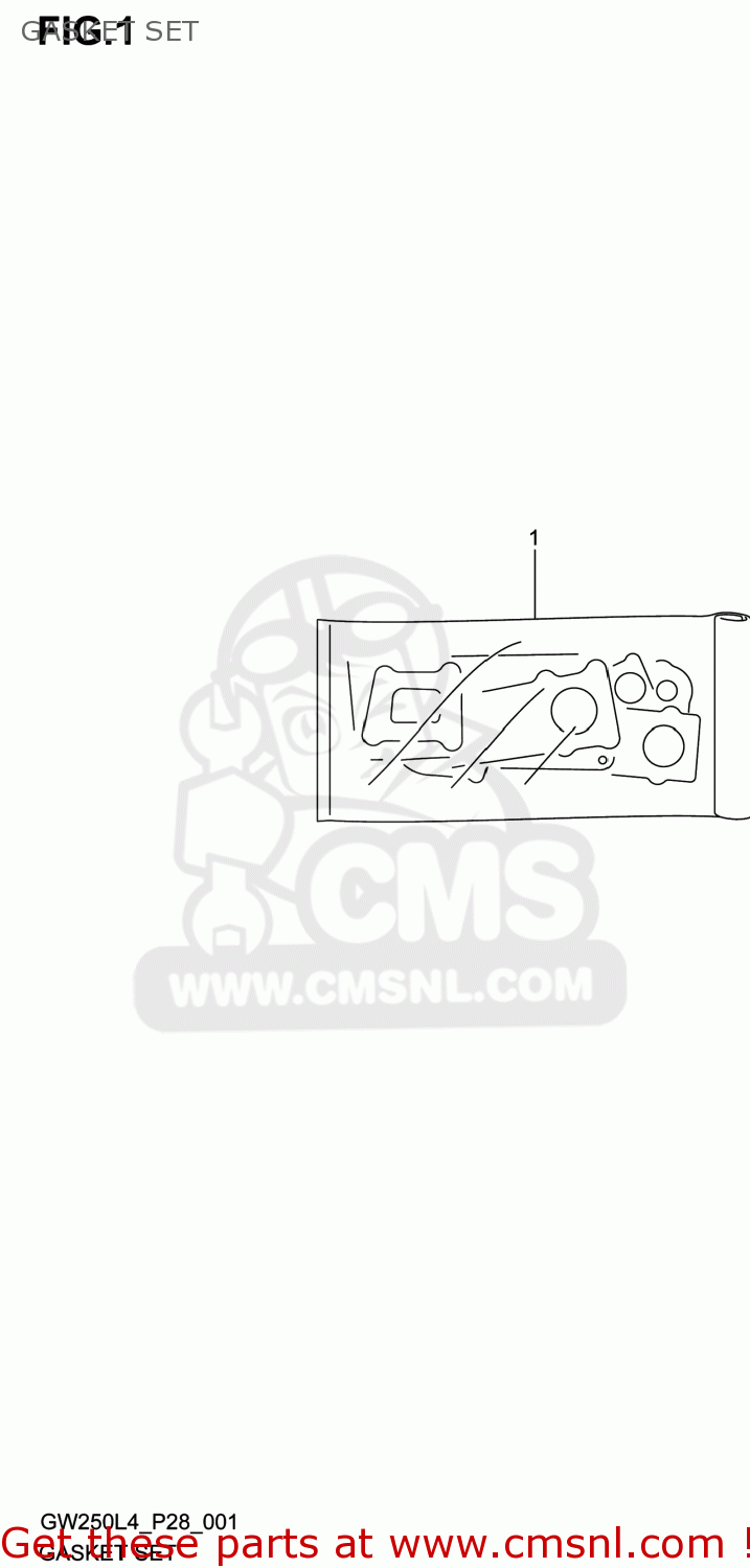 GASKET SET GW250 INAZUMA 2014 (L4) USA (E03)