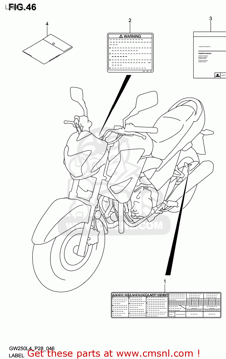 LABEL GW250 INAZUMA 2014 (L4) USA (E03)