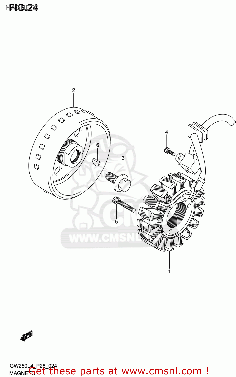 MAGNETO GW250 INAZUMA 2014 (L4) USA (E03)
