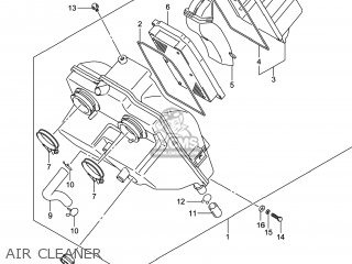 AIR CLEANER - GW250 INAZUMA 2014 (L4) USA (E03)