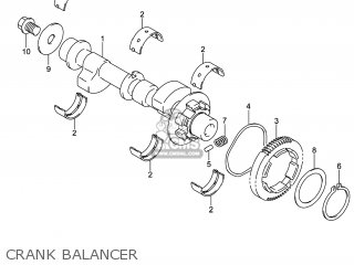 CRANK BALANCER - GW250 INAZUMA 2014 (L4) USA (E03)