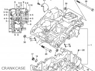 CRANKCASE - GW250 INAZUMA 2014 (L4) USA (E03)