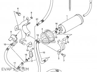 EVAP SYSTEM - GW250 INAZUMA 2014 (L4) USA (E03)