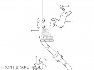 FRONT BRAKE HOSE - GW250 INAZUMA 2014 (L4) USA (E03)