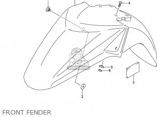 FRONT FENDER - GW250 INAZUMA 2014 (L4) USA (E03)