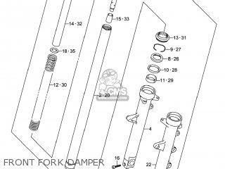 FRONT FORK DAMPER - GW250 INAZUMA 2014 (L4) USA (E03)