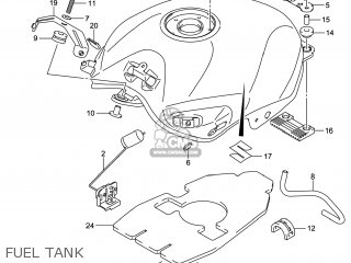 FUEL TANK - GW250 INAZUMA 2014 (L4) USA (E03)