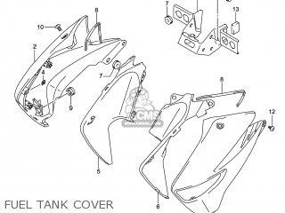 FUEL TANK COVER - GW250 INAZUMA 2014 (L4) USA (E03)