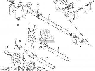 GEAR SHIFTING - GW250 INAZUMA 2014 (L4) USA (E03)