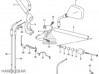 HANDLEBAR - GW250 INAZUMA 2014 (L4) USA (E03)
