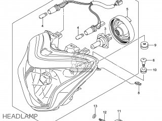 HEADLAMP - GW250 INAZUMA 2014 (L4) USA (E03)