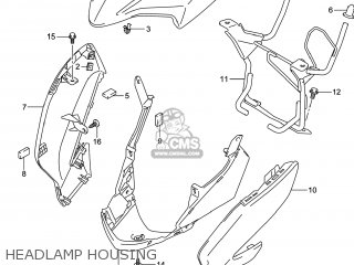 HEADLAMP HOUSING - GW250 INAZUMA 2014 (L4) USA (E03)