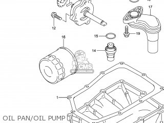 OIL PAN/OIL PUMP - GW250 INAZUMA 2014 (L4) USA (E03)