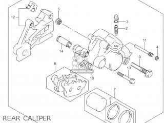 REAR CALIPER - GW250 INAZUMA 2014 (L4) USA (E03)