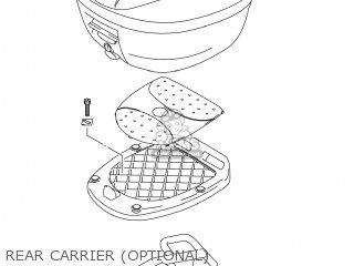 REAR CARRIER (OPTIONAL) - GW250 INAZUMA 2014 (L4) USA (E03)