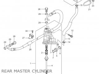REAR MASTER CYLINDER - GW250 INAZUMA 2014 (L4) USA (E03)