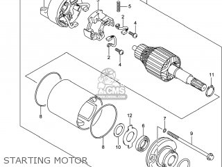 STARTING MOTOR - GW250 INAZUMA 2014 (L4) USA (E03)
