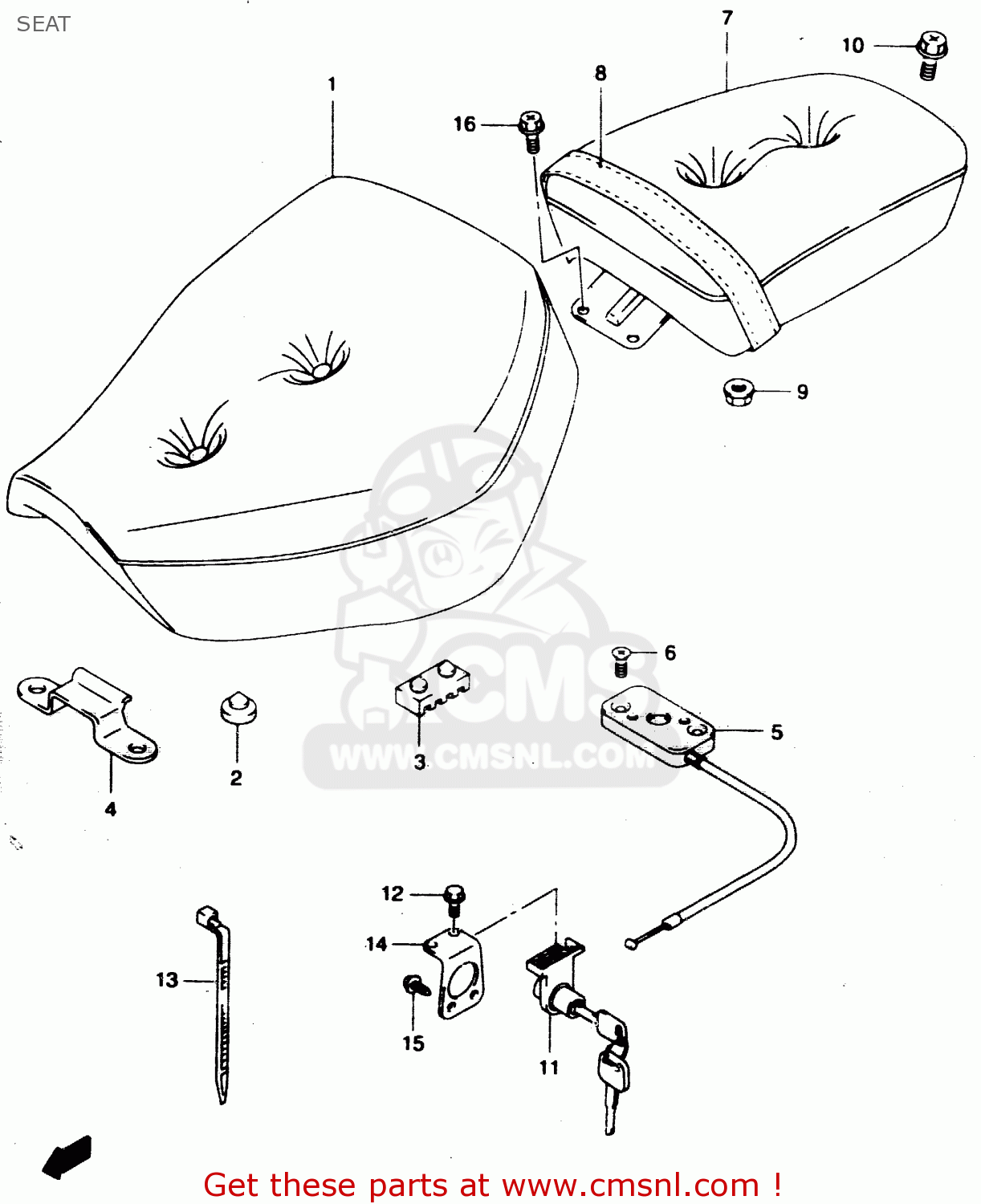 SEAT GZ125 1999 (X) (E01)