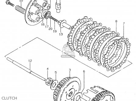 CLUTCH - GZ125 1999 (X) (E01)