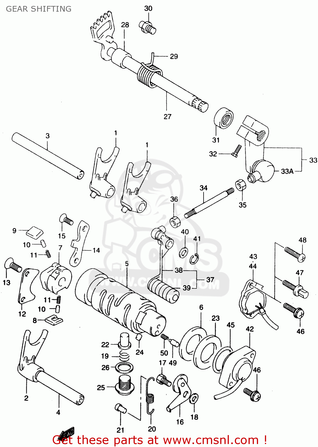 GEAR SHIFTING GZ125 2000 (Y) (E01)