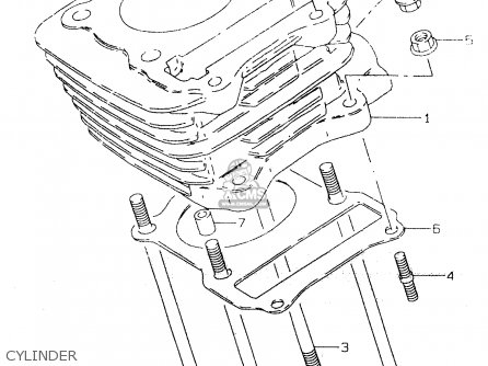 CYLINDER - GZ125 2000 (Y) (E01)