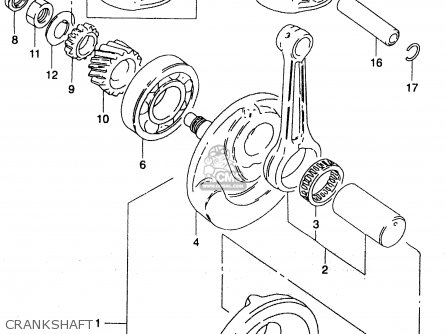 CRANKSHAFT - GZ125 2000 (Y) (E01)