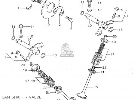 CAM SHAFT - VALVE - GZ125 2000 (Y) (E01)