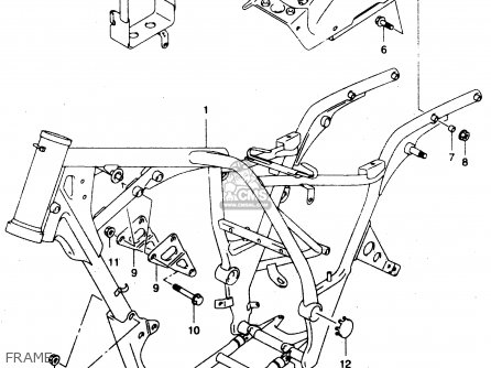 FRAME - GZ125C 2000 (Y) (E01)