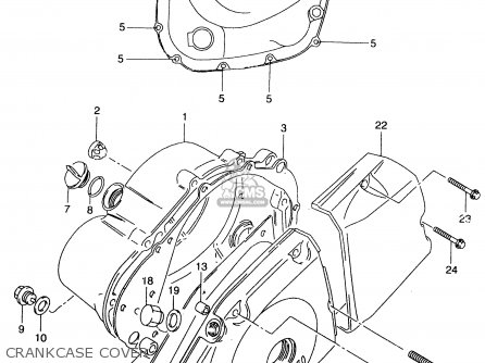 CRANKCASE COVER - GZ125C 2000 (Y) (E01)