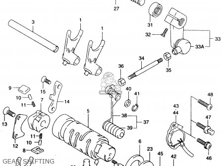 GEAR SHIFTING - GZ125U 1998 (W) (E22)