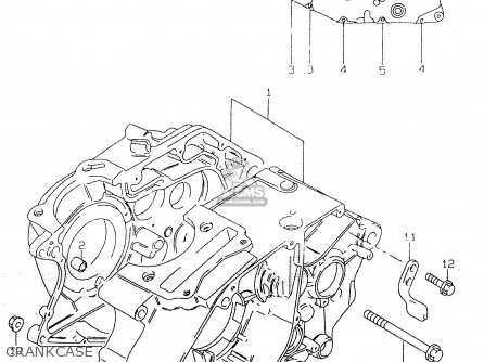 CRANKCASE - GZ125U 1999 (X) (E01)